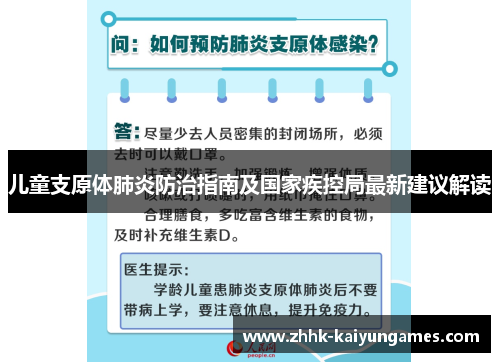 儿童支原体肺炎防治指南及国家疾控局最新建议解读