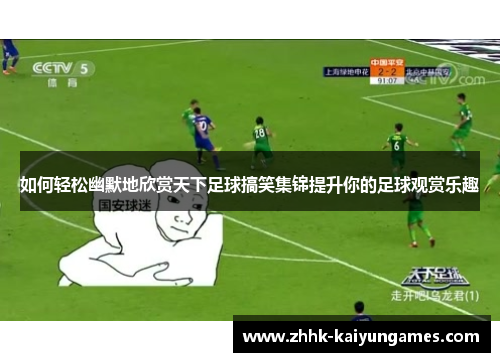 如何轻松幽默地欣赏天下足球搞笑集锦提升你的足球观赏乐趣